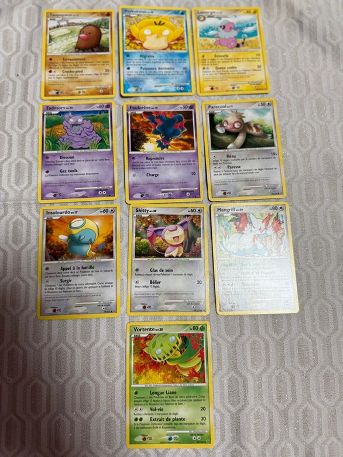 Lot de 20 cartes Pokémon série Platine #3 - photo numéro 2