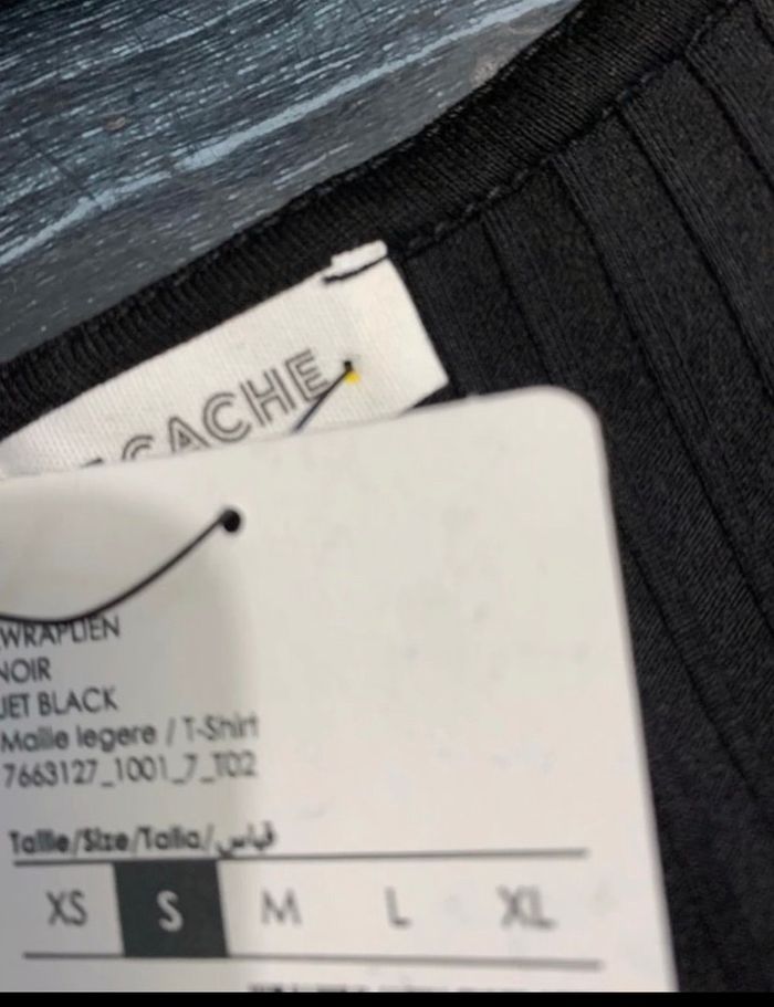 T shirt court ceinture à la taille neuf cache cache - photo numéro 3