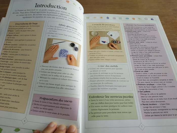 Livre peinture sur verre - photo numéro 2