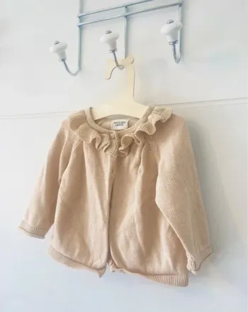 Gilet froufrou doré TAO