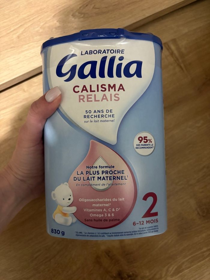 Lait gallia calisma relais allaitement 2ème âge