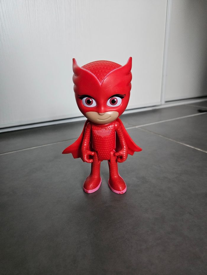 Figurine parlante (français/anglais) Bibou 8cm pyjamasques PJ Masks, Très bon état, très très propre