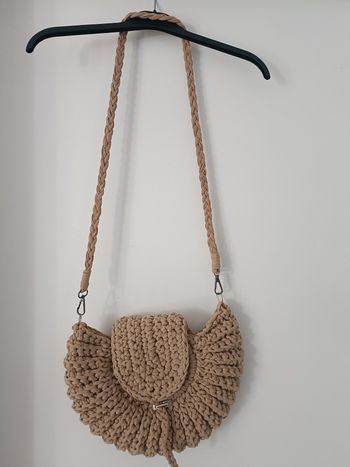 🌸 Sublime sac au crochet - Piece unique -beige naturel 🌸