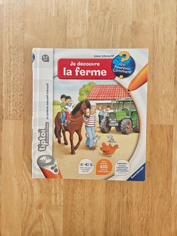 Livre interactif Tiptoi Je découvre la ferme