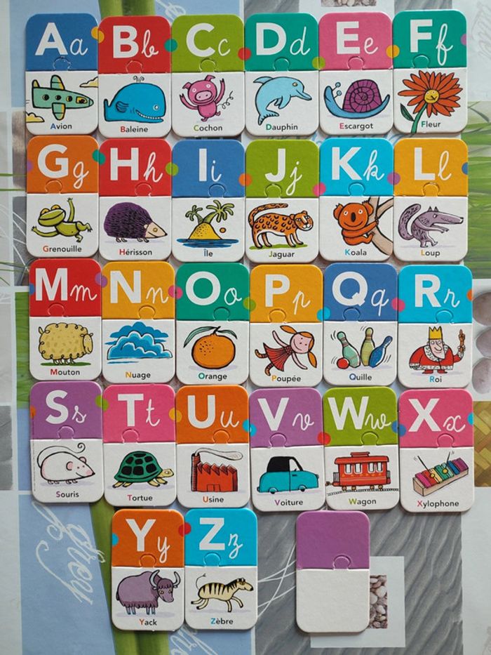 Jeu puzzle lettre - photo numéro 2