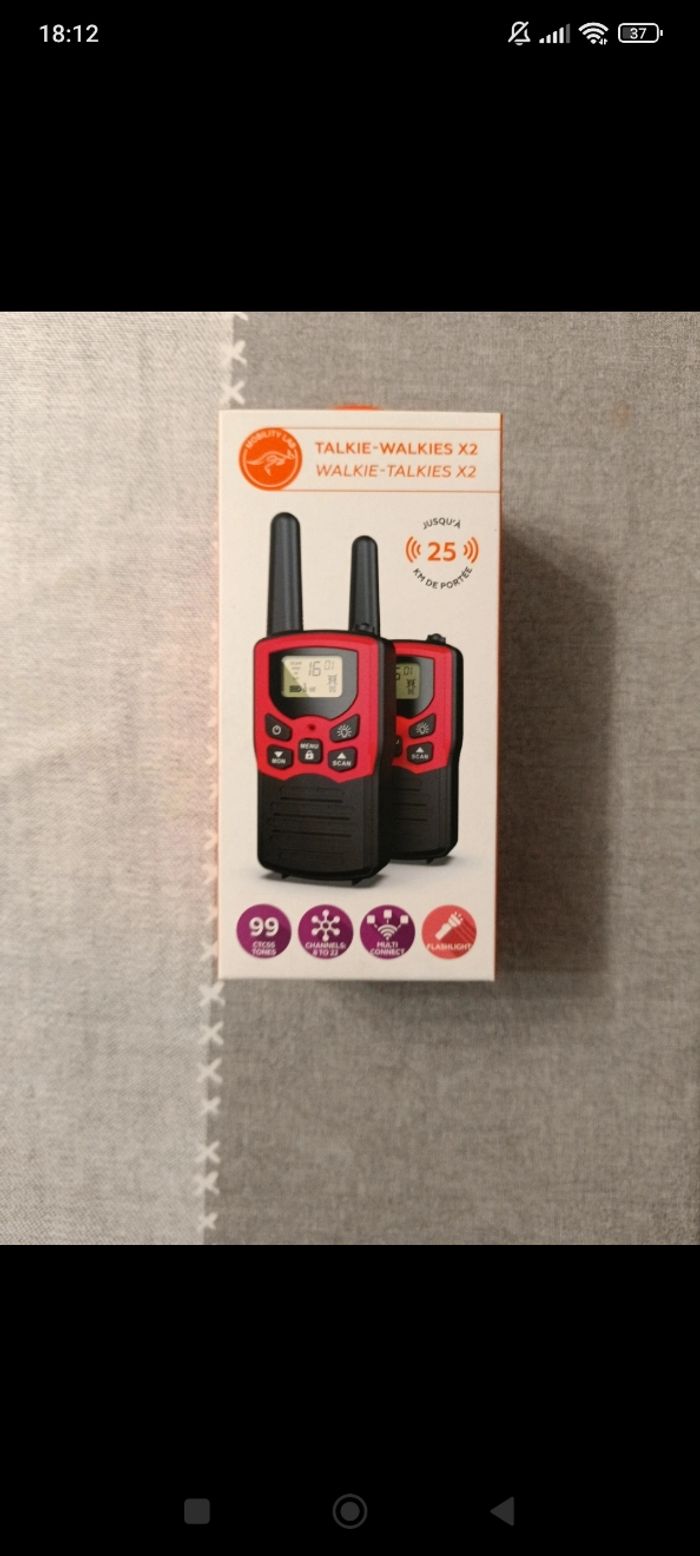 Talkie walkie - photo numéro 3