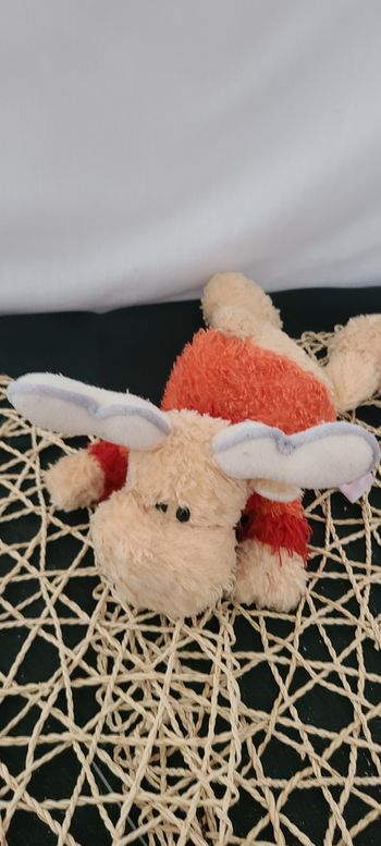 renne de noel nici doudou peluche renne elan caribou