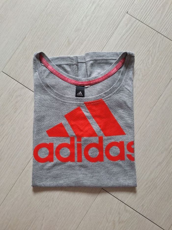 Tshirt manches courtes gris Adidas