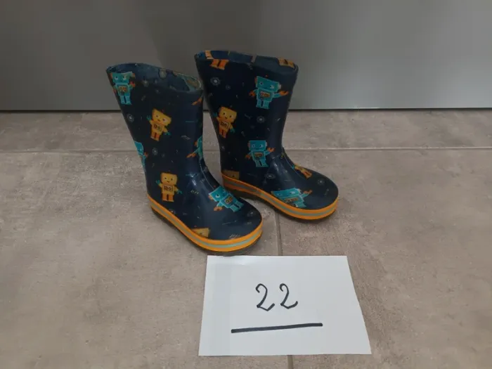 Bottes de pluie 22 motifs robots