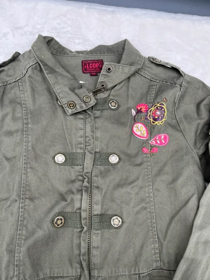 Veste en jeans enfant fille LCDP - photo numéro 2