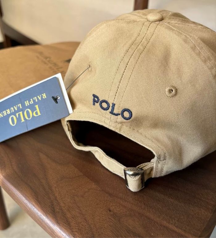 Casquette Ralph Lauren beige foncée - photo numéro 4