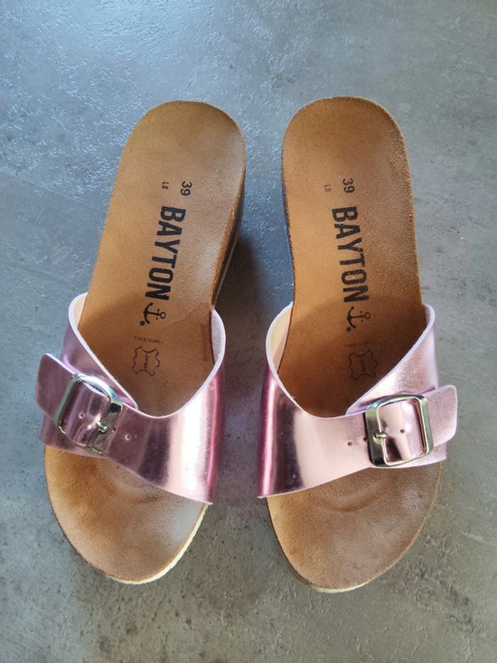 Sandales LUNA Rose Compensees