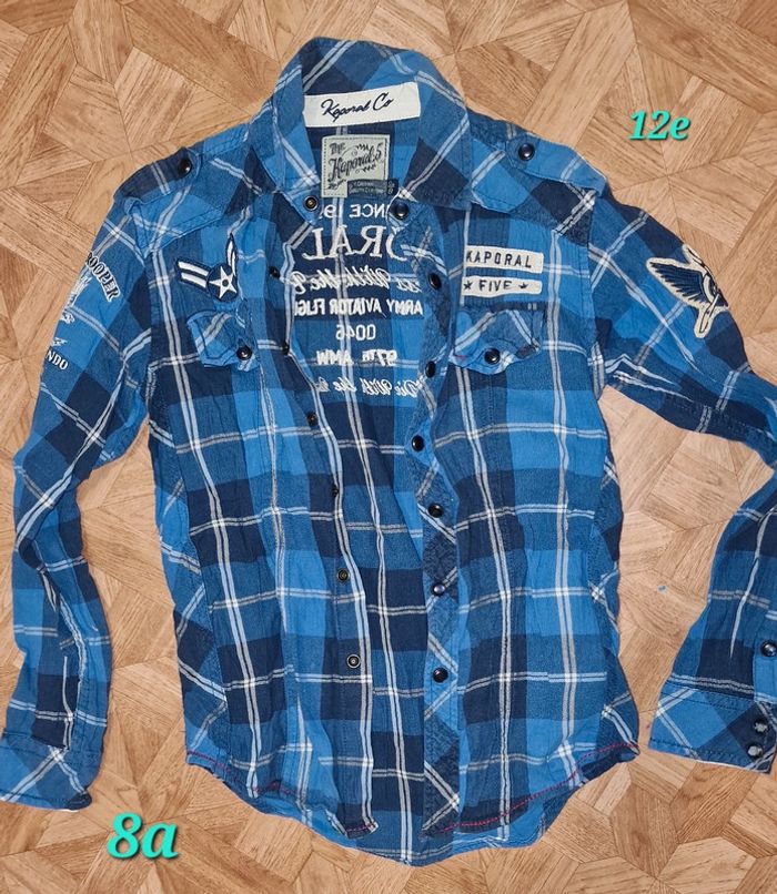 Chemise 8ans kaporal