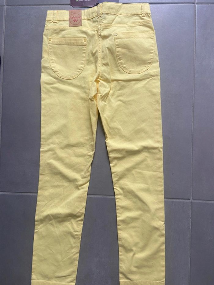 Superbe pantalon Sergent Major taille 10ans neuf jaune - photo numéro 2
