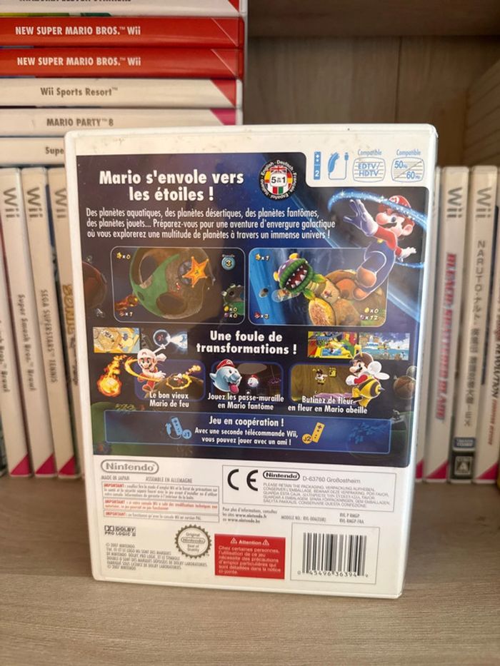 Super Mario galaxy jeu Wii - photo numéro 3