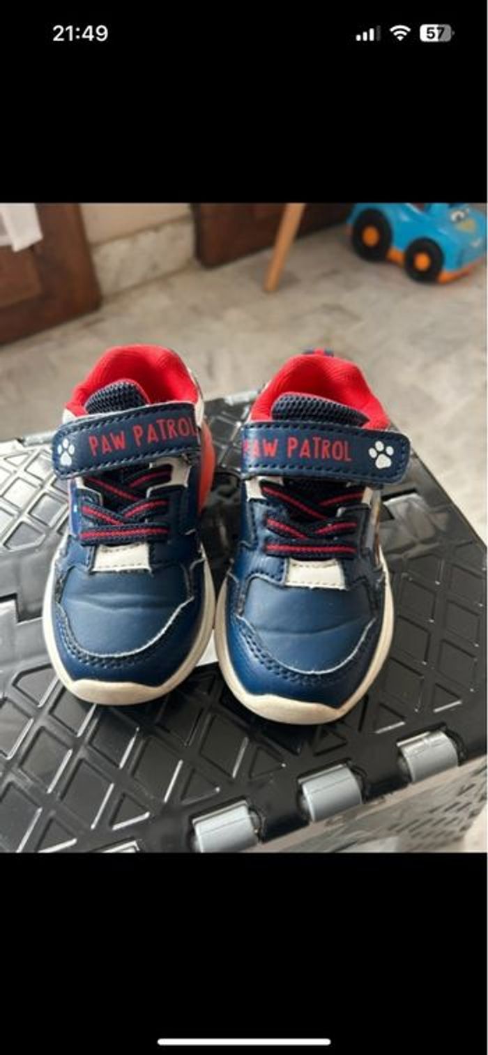 Chaussure patpatrouille lumineuse taille 21 - photo numéro 4