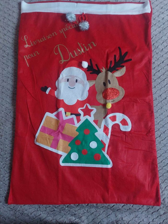 Hotte de Noël personnalisé