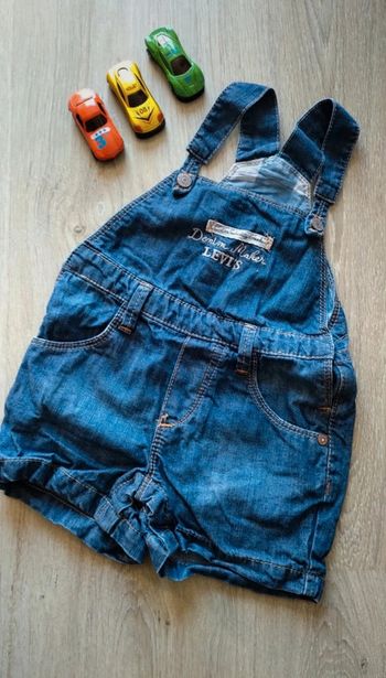 Salopette short en jean Levis 12M