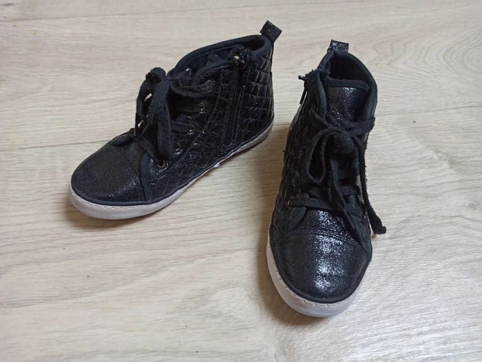 Baskets montantes zippées 32 tex