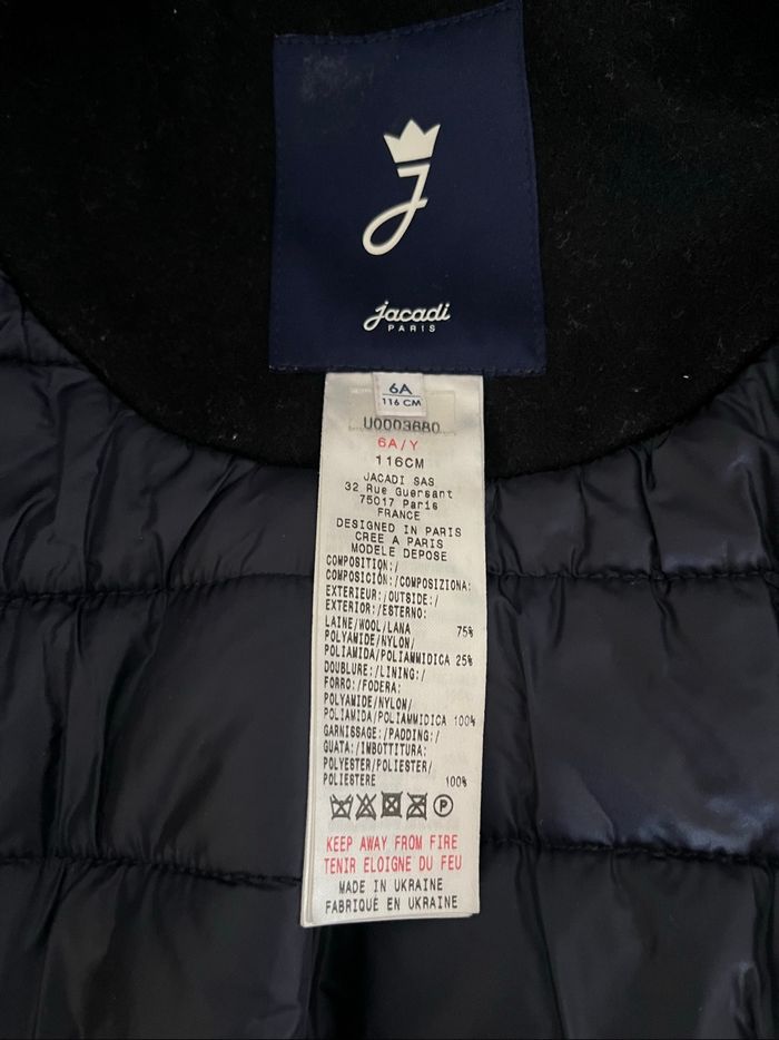 Manteau 6 ans Jacadi - photo numéro 3