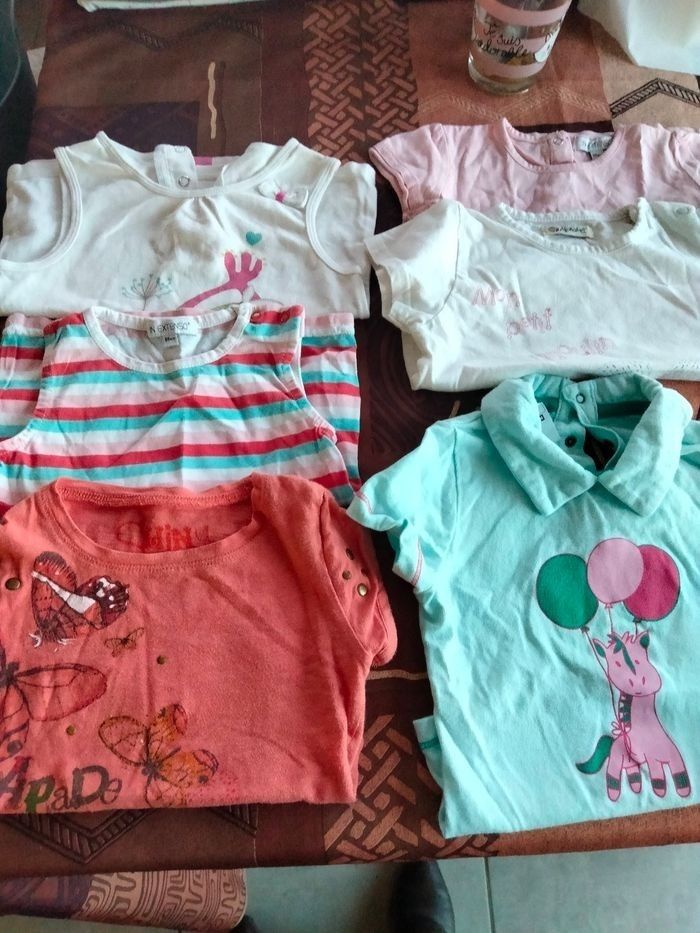 Lot de 6 t shirt manches courtes - photo numéro 2