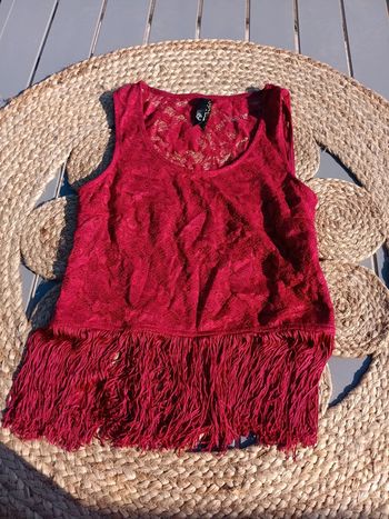 débardeur court taille S