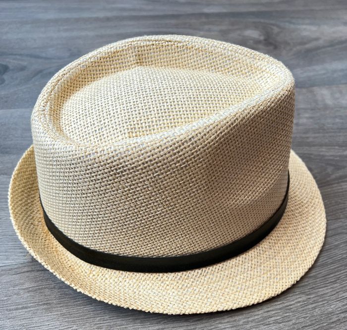 Beau chapeau style Panama taille 58cm - photo numéro 3
