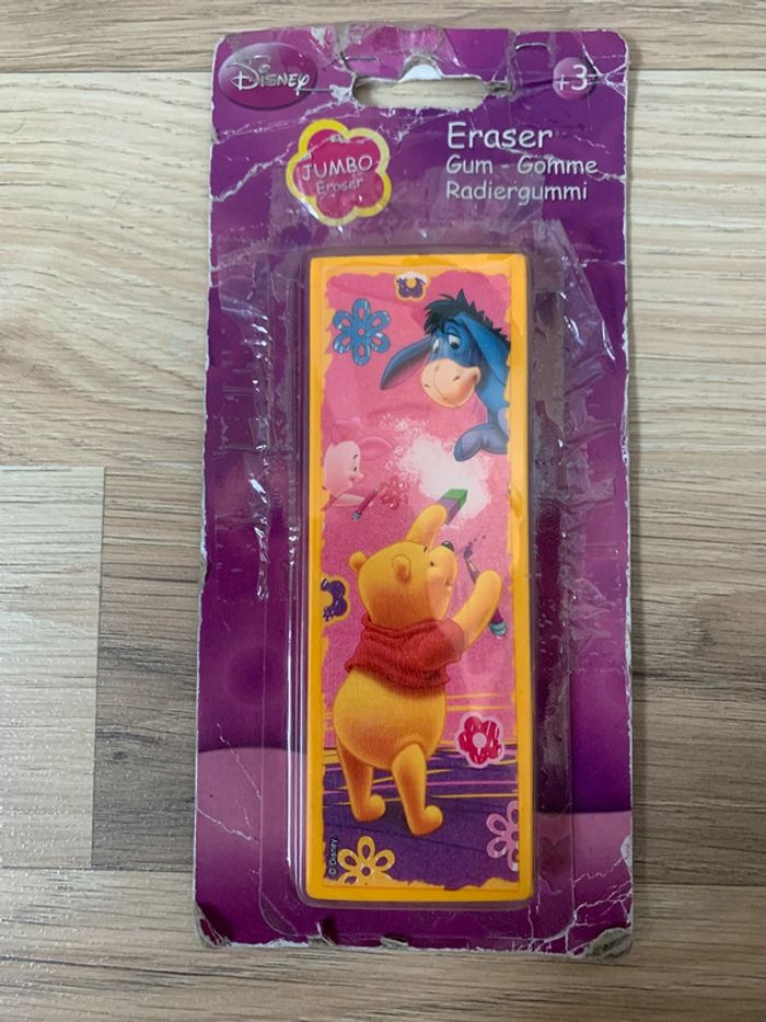 Super grande gomme Winnie l’ourson Disney Pixar