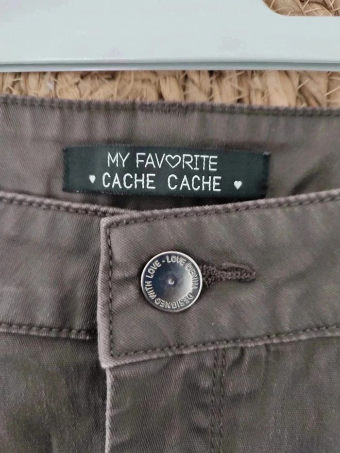 Jupe marron cache cache 42 - photo numéro 3