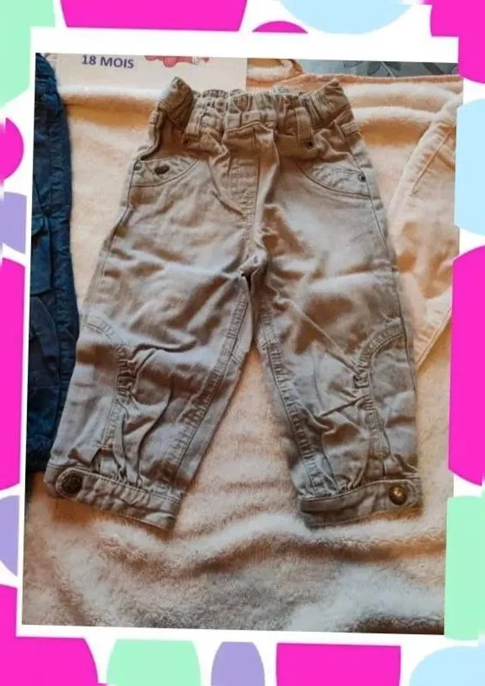 Lot de 4 pantalons 18 mois - photo numéro 3