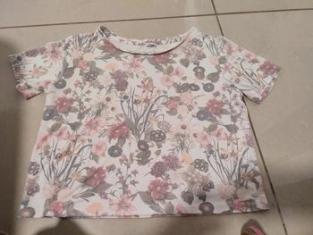 Croc top fleuri pinkie