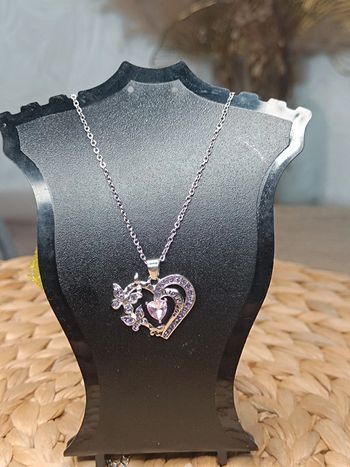 Collier papillon 🦋 i love you 🩷 Acier inoxydable