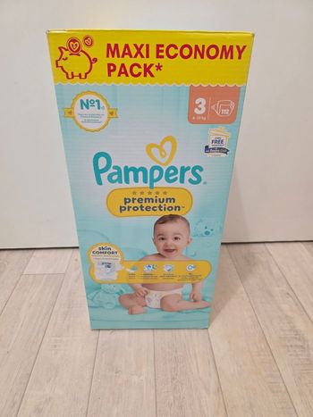 Couche pampers  premiun protection taille 3