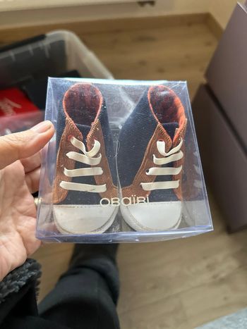 Chaussons neufs Obaibi 6/12 mois