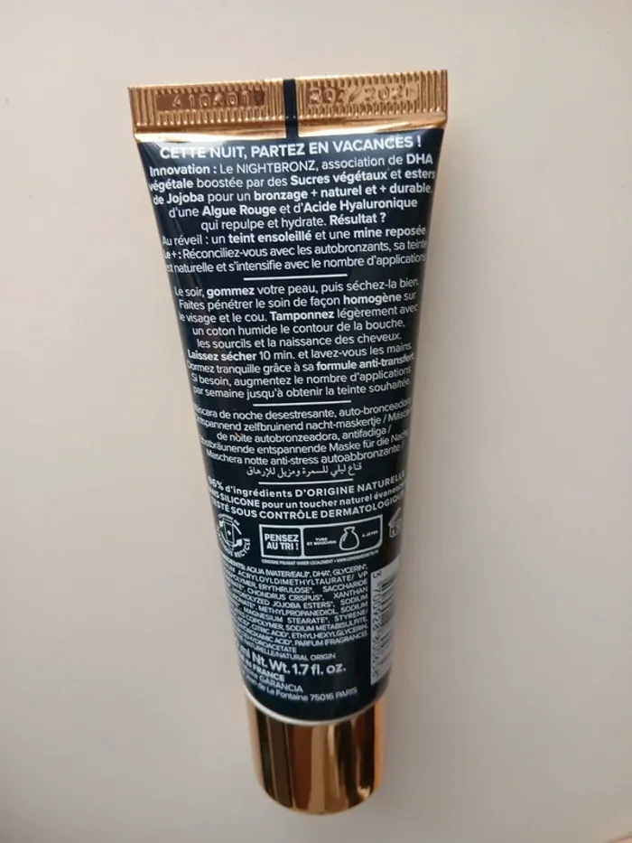 Masque de nuit autobronzant - photo numéro 3