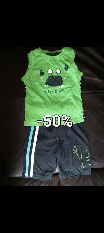 Ensemble débardeur short 23 mois