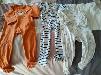 Lot de 3 pyjamas 12 mois