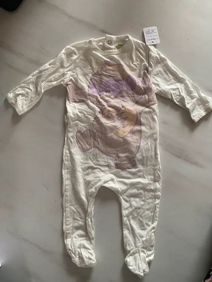 Pyjama fin blanc Stitch Kiabi 9 mois/69-72 cm [ref.85B070] - photo numéro 2