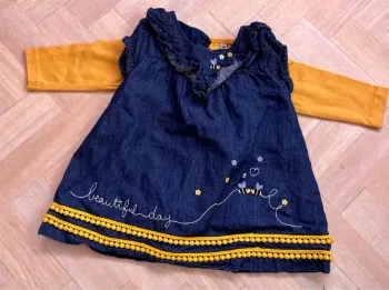 Ensemble robe / haut grandes manches