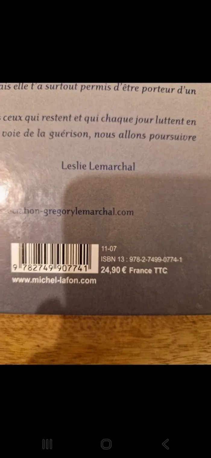 Livre "Mon frère, l’artiste"  Grégory Lemarchal - photo numéro 7