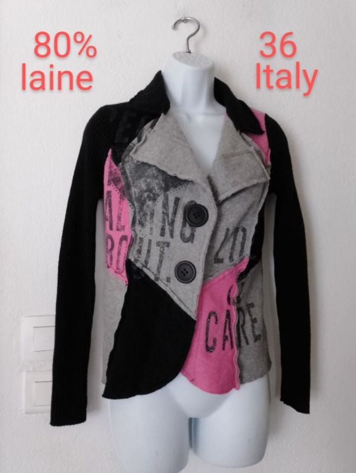 Gilet 80% laine femme 36/S