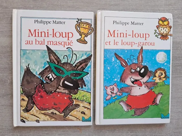 Lot livre mini loup