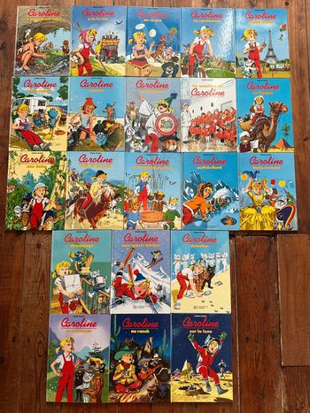 Très bon état - Lot exceptionnel de 21 livres Caroline Pierre Probst vintage années 90