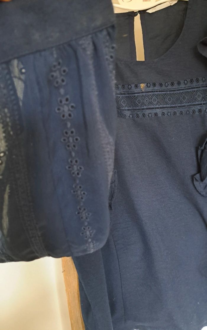 blouse à volants nafnaf 42🌺 - photo numéro 8