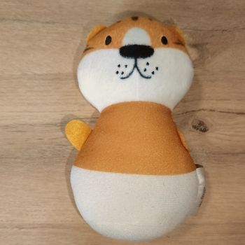 Doudou tigre qui fait du bruit