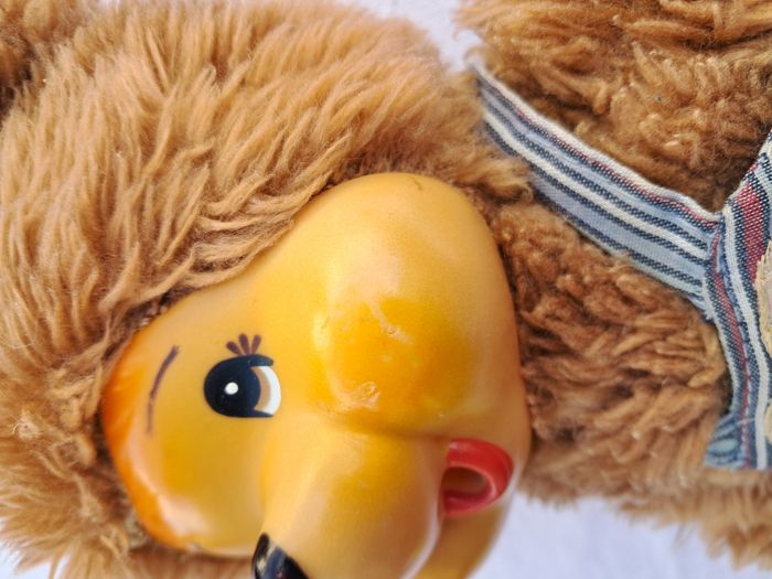 Kiki monchhichi ours en peluche 26 cm wuschel vintage ancien - photo numéro 4