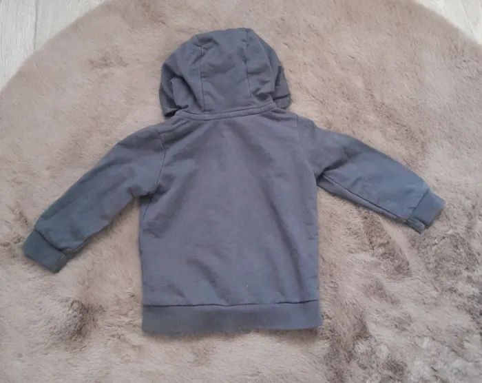 Gillet zippé a capuche h&m - Taille 9 mois - photo numéro 2