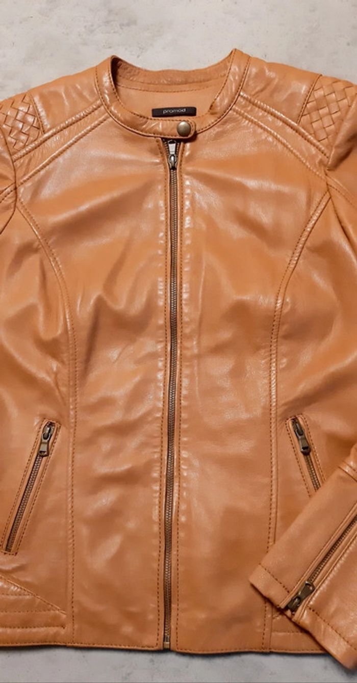 Blouson cuir féminin Promod - photo numéro 2