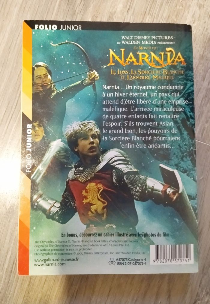 Livre Narnia - photo numéro 2