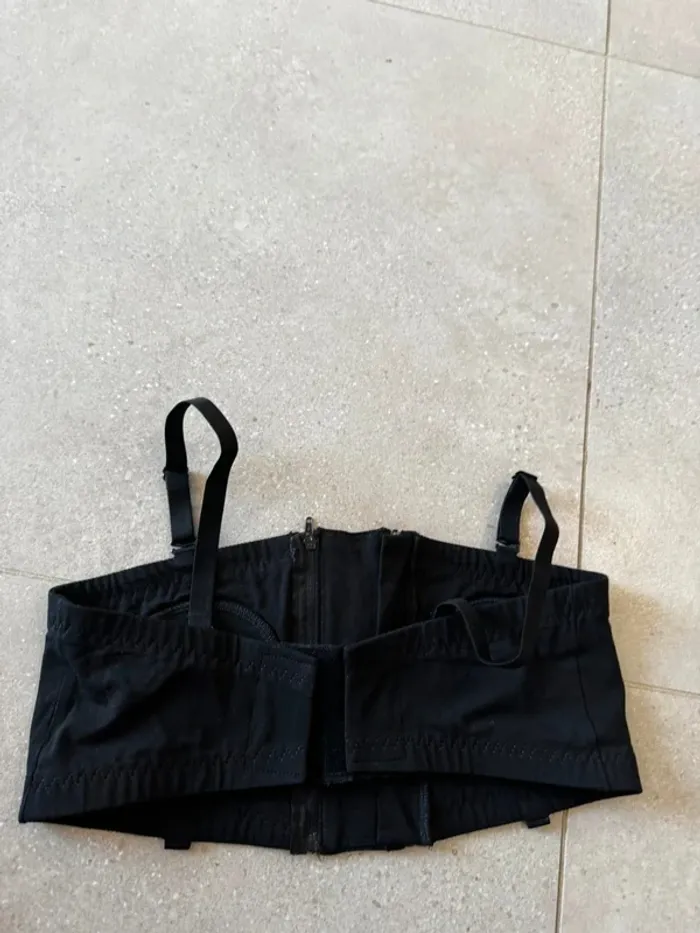 Brassière noire en cotton, taille M ,très bon état - photo numéro 4